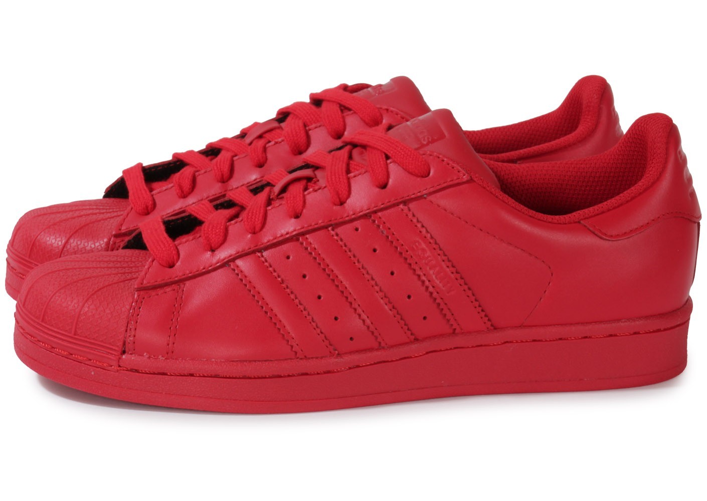 adidas original superstar femme rouge